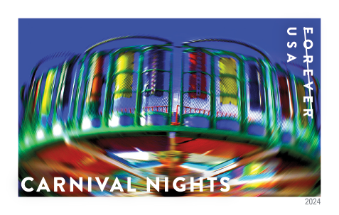 2024 Carnival Nights Stamps | Tool Stamps US Postage Stamps