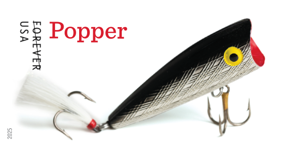 2025 Freshwater Fishing Lures Stamps 100 pcs | Tool Stamps US Postage Stamps