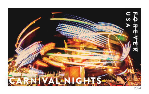 2024 Carnival Nights Stamps | Tool Stamps US Postage Stamps