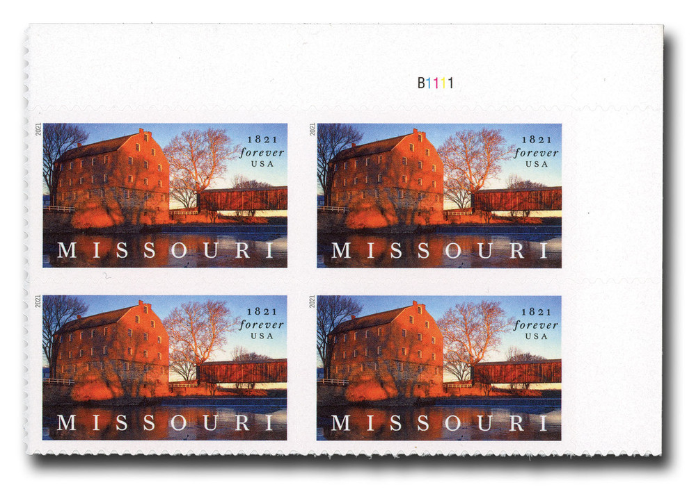 2021 Missouri Statehood Stamps 100 PCS | Tool Stamps US Postage Stamps