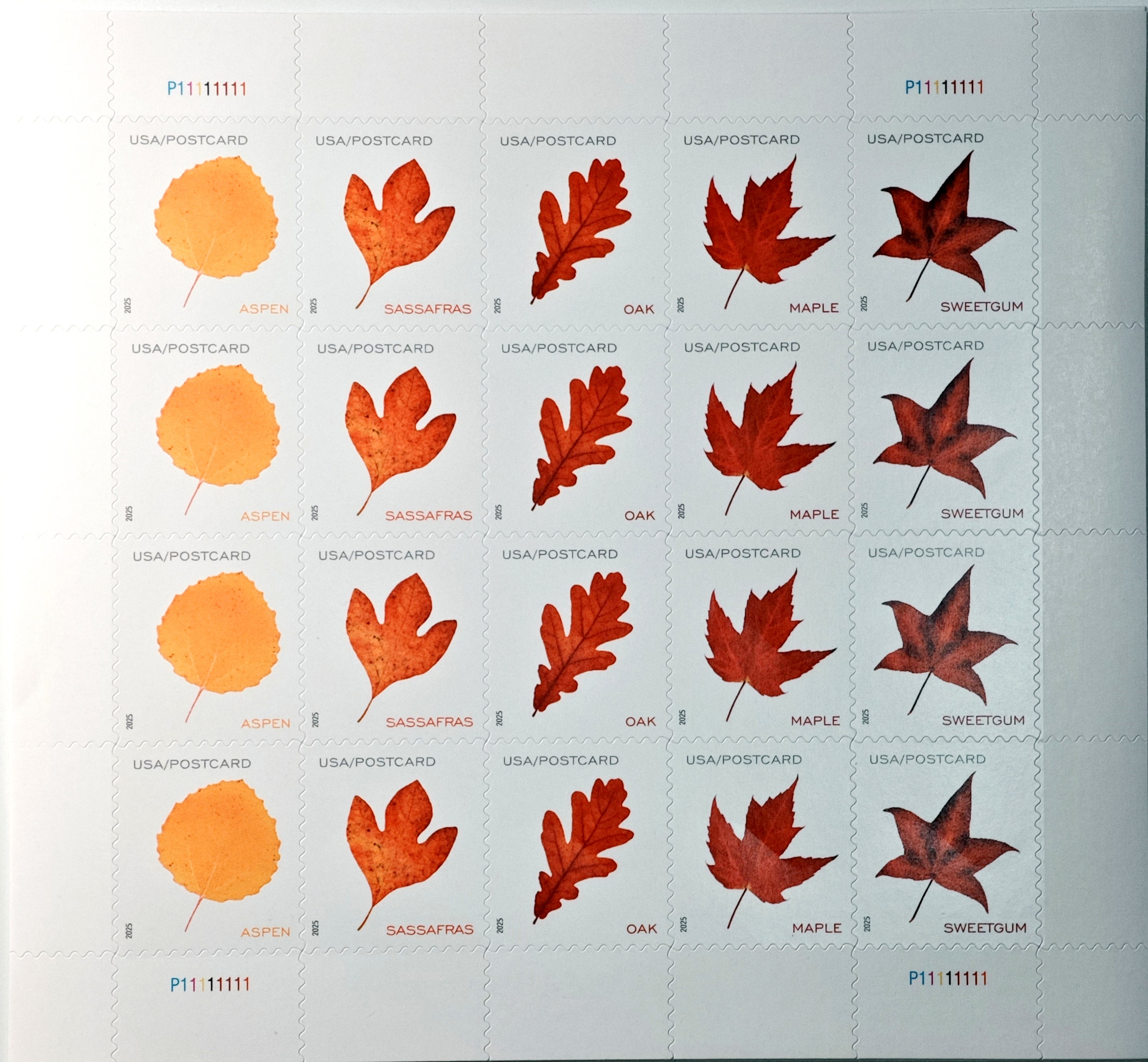 2025 Vibrant Leaves Stamps | Tool Stamps US Postage Stamps