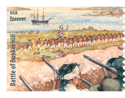 2025 Battlefields of the American Revolution Stamps | Tool Stamps US Postage Stamps