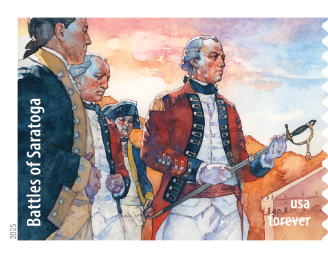2025 Battlefields of the American Revolution Stamps | Tool Stamps US Postage Stamps