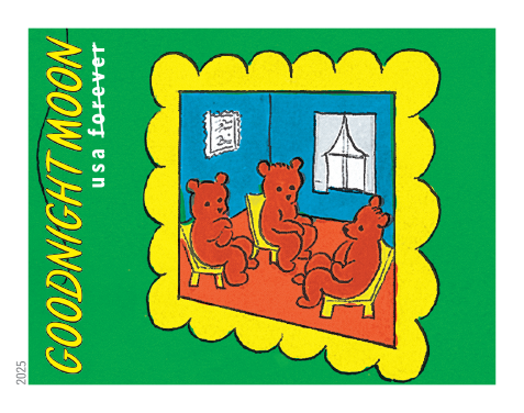 2025 Goodnight Moon Stamps 80 pcs | Tool Stamps US Postage Stamps