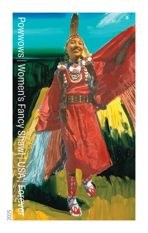 2025 Powwows Celebrating Native American Culture Stamps 100 pcs | Tool Stamps US Postage Stamps