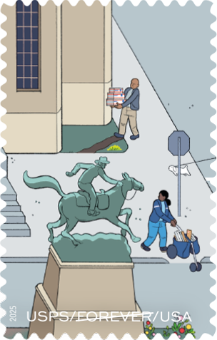2025. 250 Years of Delivering Stamps 100 pcs | Tool Stamps US Postage Stamps