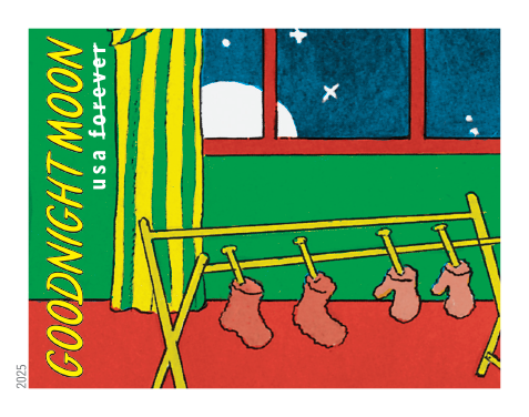 2025 Goodnight Moon Stamps 80 pcs | Tool Stamps US Postage Stamps