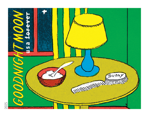 2025 Goodnight Moon Stamps 80 pcs | Tool Stamps US Postage Stamps