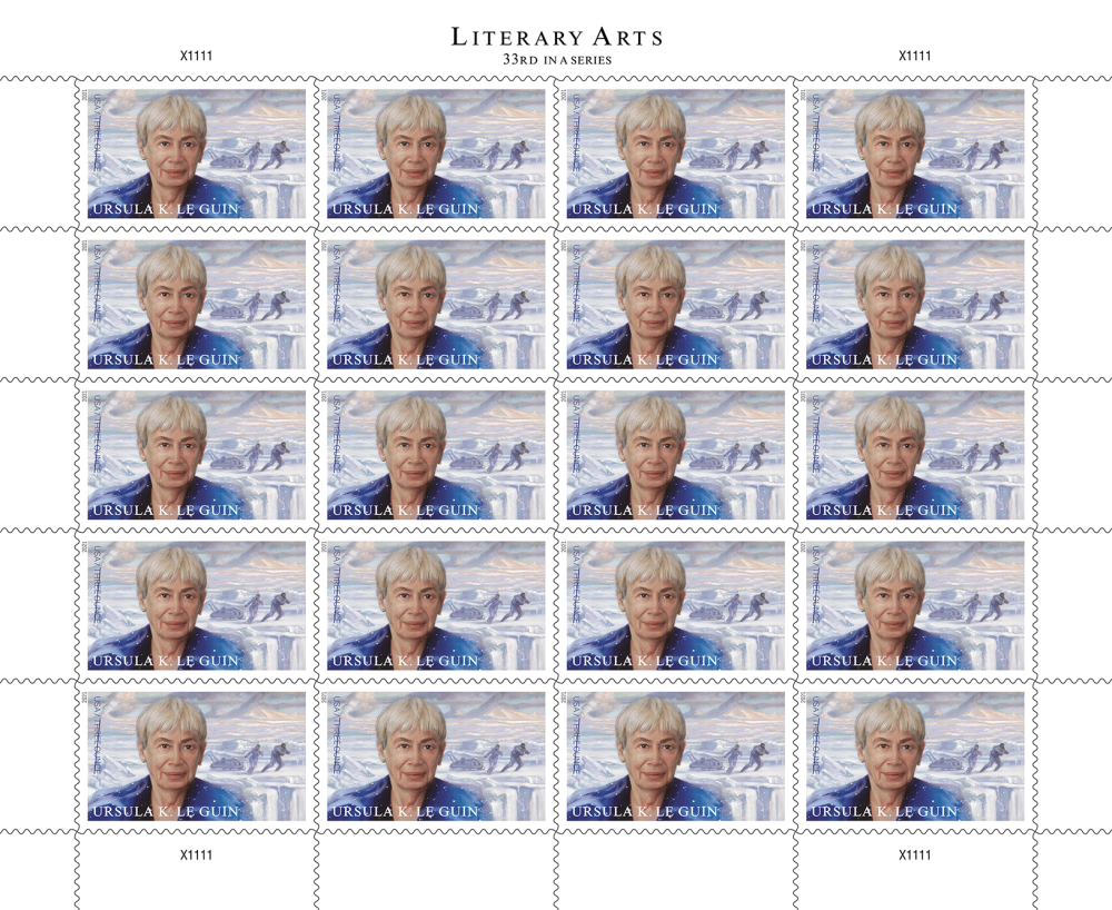2021 Ursula K. Le Guin - 3 Ounce Stamps 100 PCS | Tool Stamps US Postage Stamps