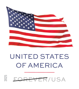 2025 U.S. Flag Stamps single-sided books | Tool Stamps US Postage Stamps